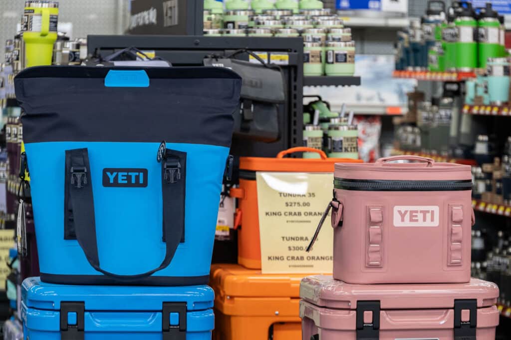 YETI coolers and outdoor gear at George's Paint & Hardware