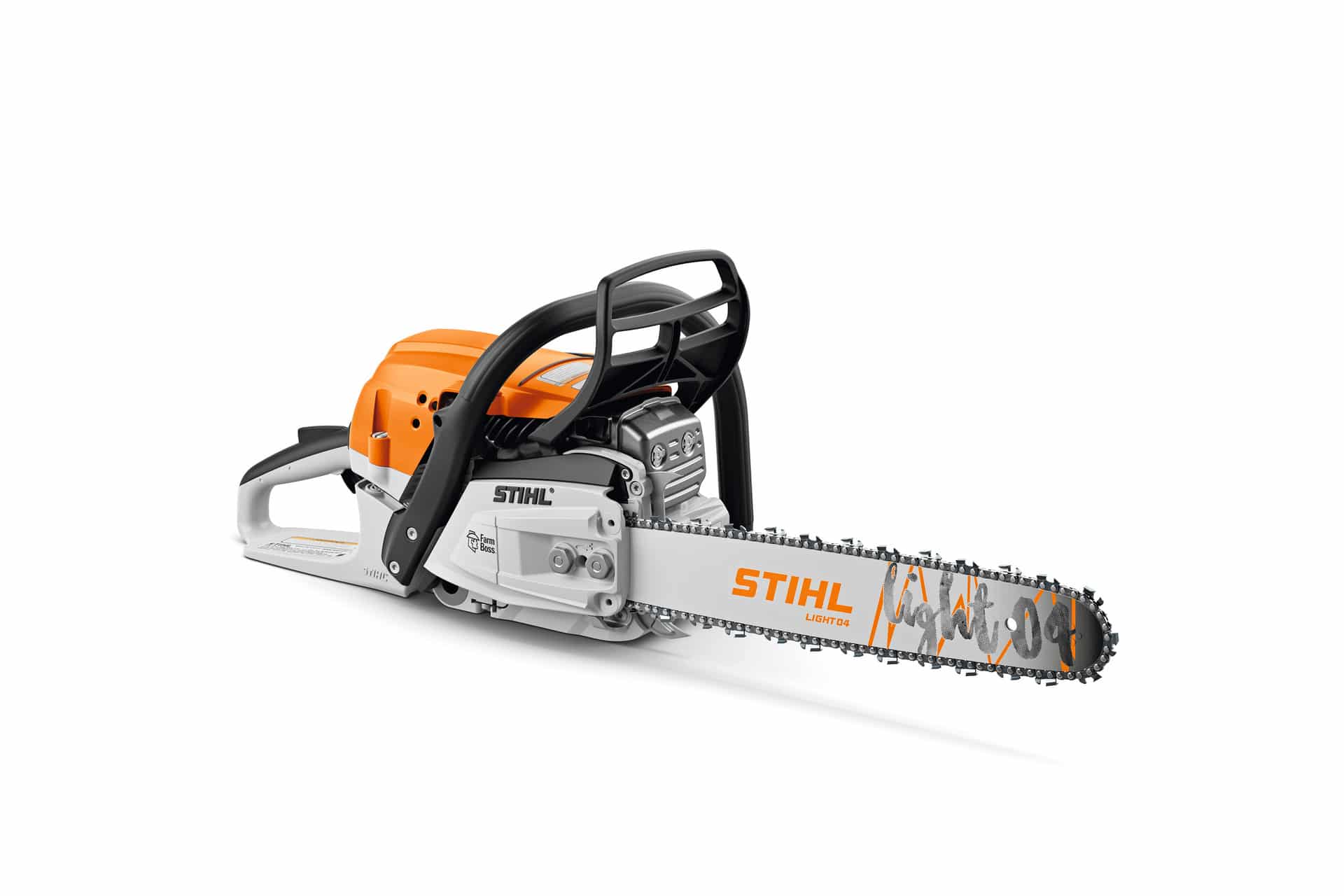 STIHL MS 261 C-M professional gas chainsaw on a white background